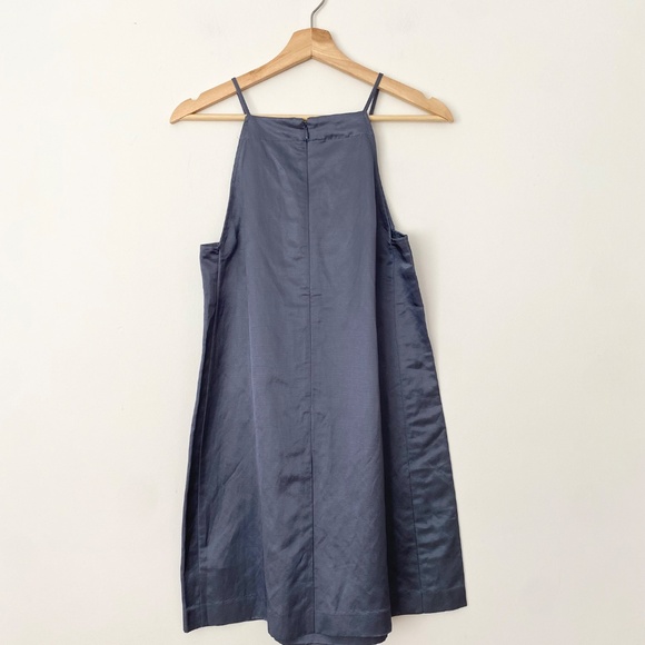 Madewell high neck linen blend mini dress - Picture 6 of 7